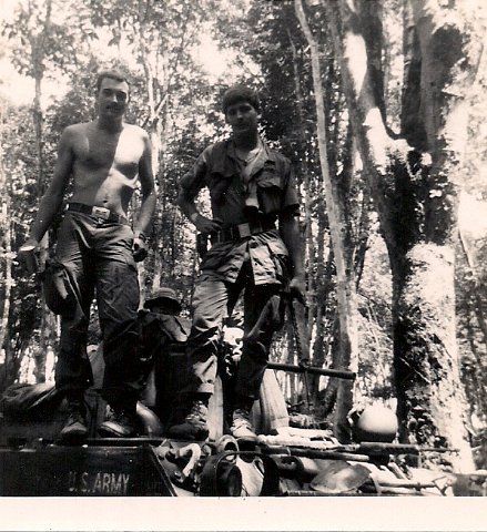 Sgt Stoney (Stoneman) from Texas on left